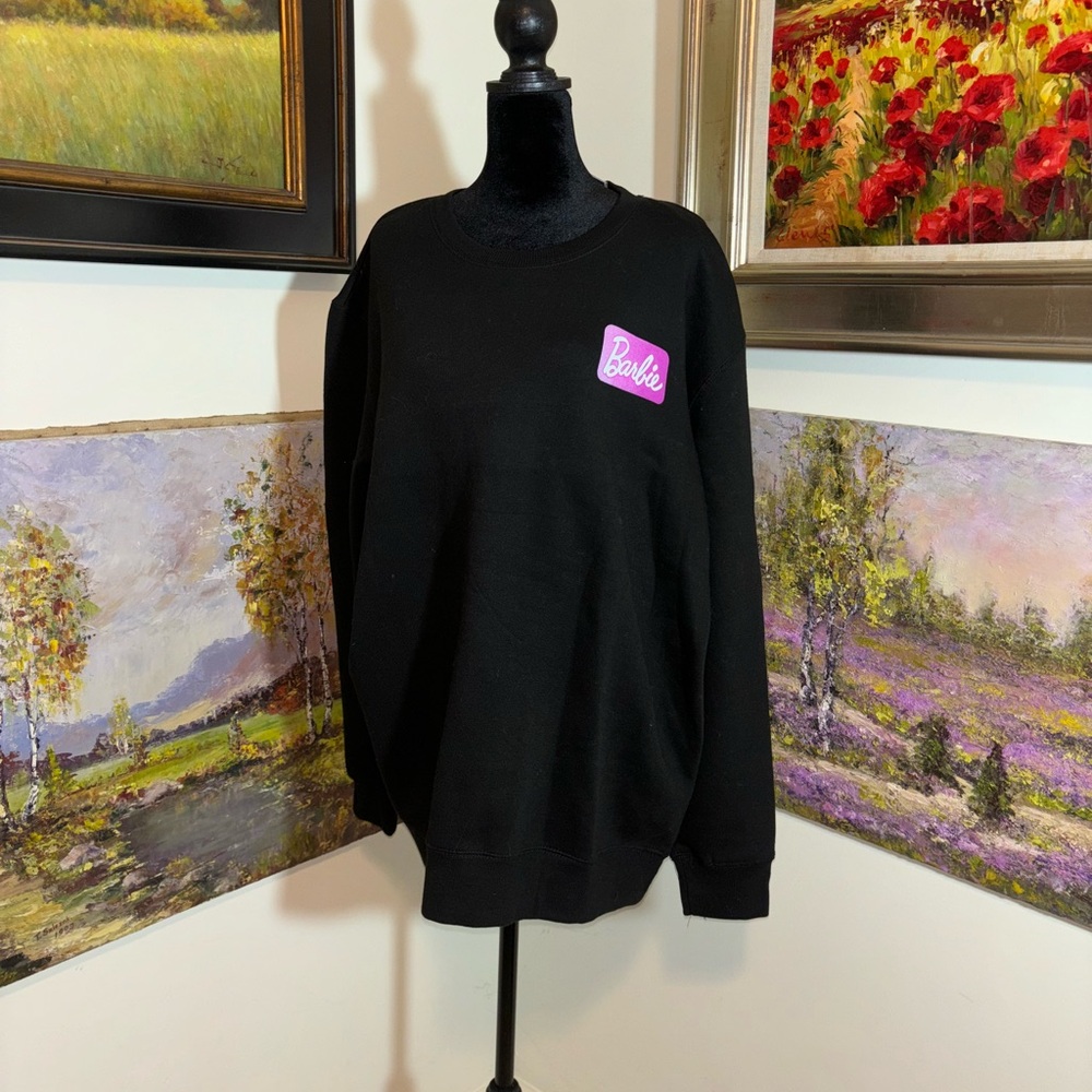 🐠 NWT BARBIE sweatshirt size XL